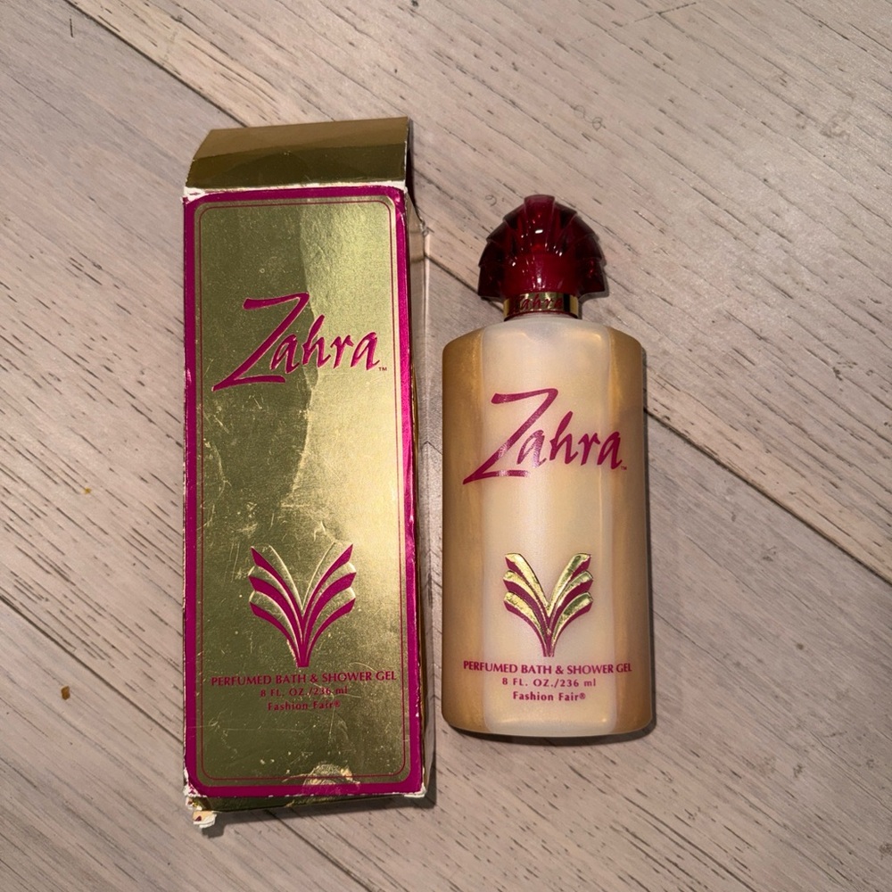 Vtg. Fashion Fair Zahra perfumed Bath & Shower Gel 8 fl. oz.